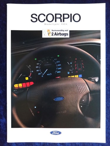 Ford scorpio prospekt - ford, 12.1993